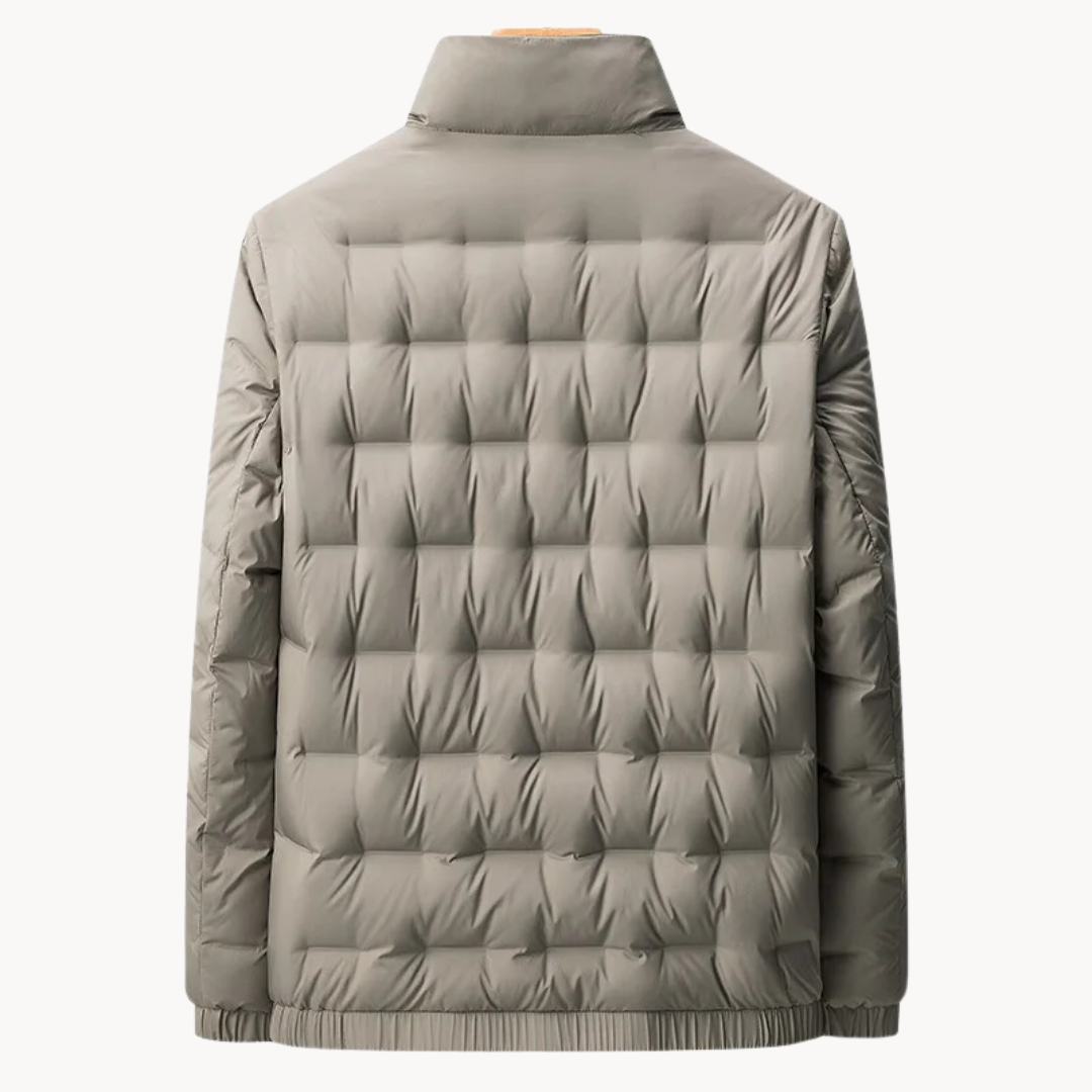 MANSSINO™ | Quilted Snap-Zip Jacket