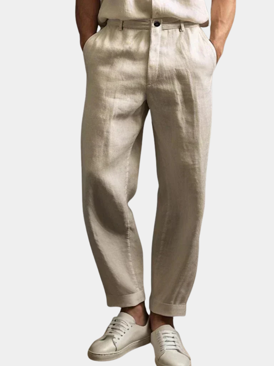 MANSSINO™ | Men's Lightweight Linen Summer Trousers