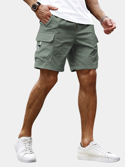 MANSSINO™ | Men's Relaxed Polyester Cargo Shorts