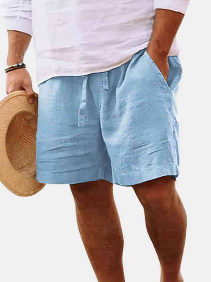 MANSSINO™ | Men's Linen-Blend Drawstring Shorts