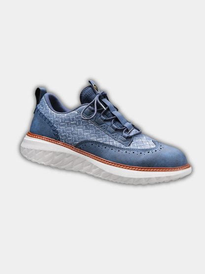 MANSSINO™ | Men's Woven Leather Urban Sneaker