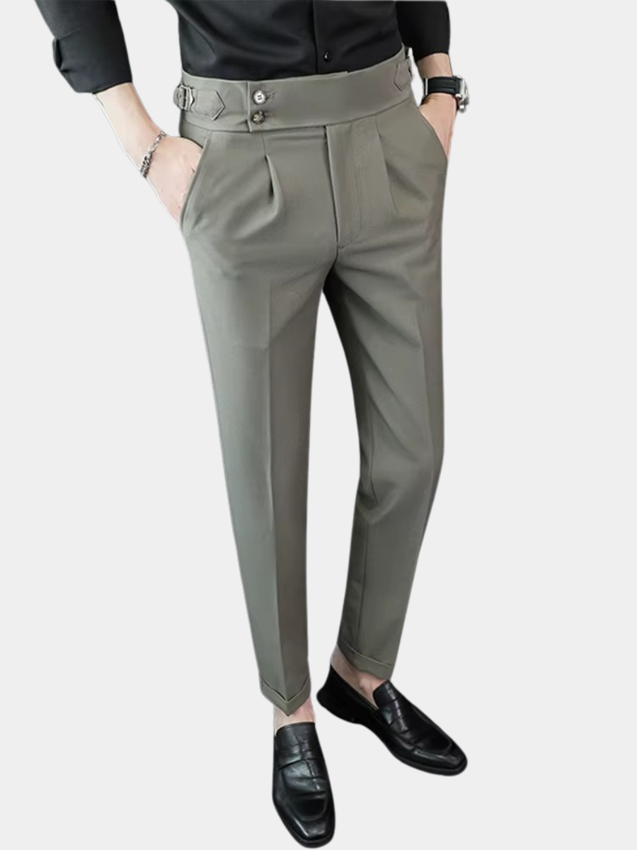 MANSSINO™ | Men's High-Waisted Tailored Trousers