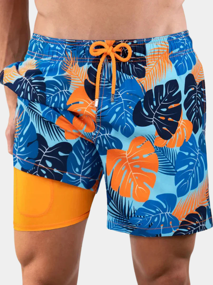 MANSSINO™ | Men's Quick-Dry Velcro-Pocket Swim Shorts