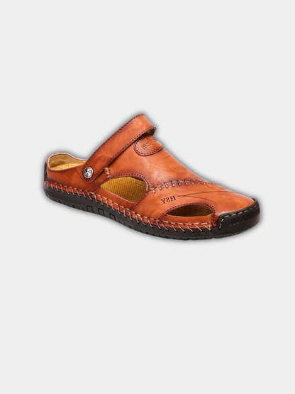 MANSSINO™ | Men's Hand-Stitched Closed-Toe Summer Sandal