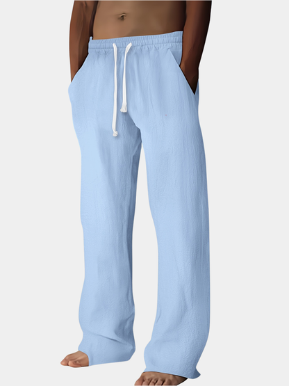 MONVIEL™ | Men's Cotton-Linen Drawstring Trousers