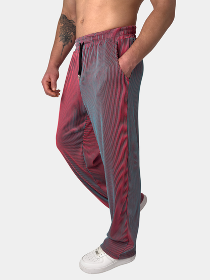 MANSSINO™ | Men's Lightweight Pinstripe Drawstring Trousers