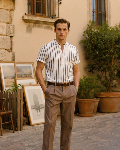 MONVIEL | ORGANIC COTTON NAUTICAL POLO