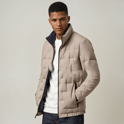 MANSSINO™ | Quilted Snap-Zip Jacket