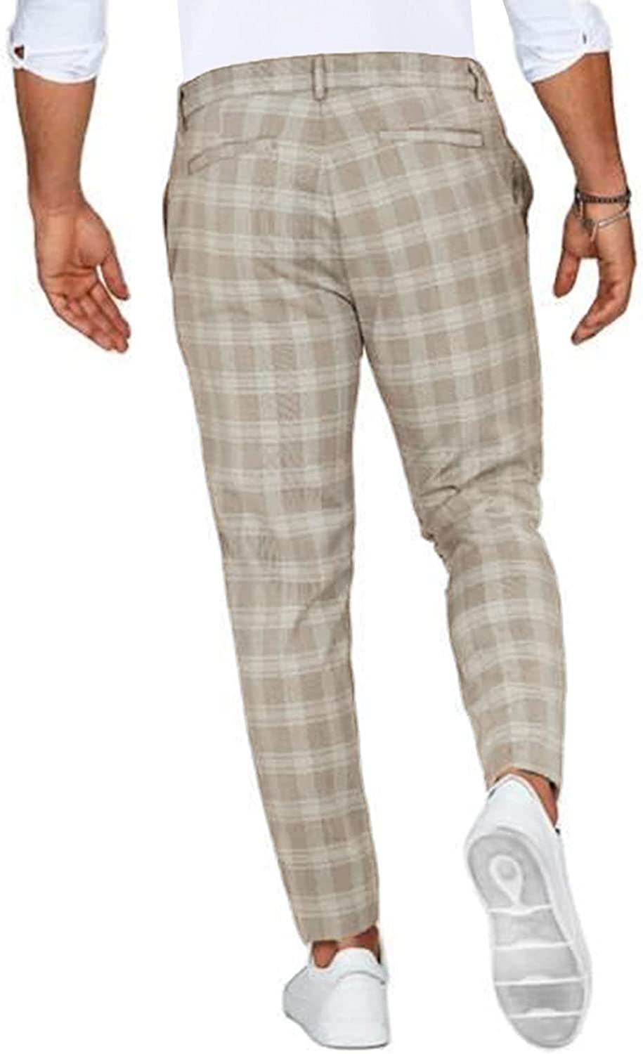 MANSSINO™ | Men's Slim-Fit Check Chinos