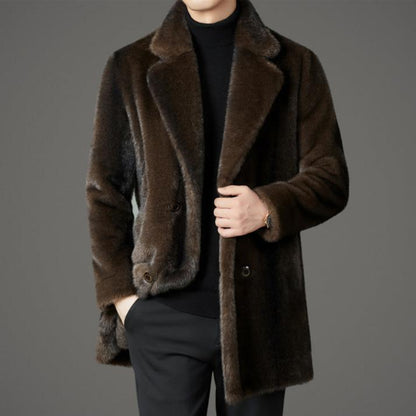 MANSSINO™ | Faux Fur Overcoat