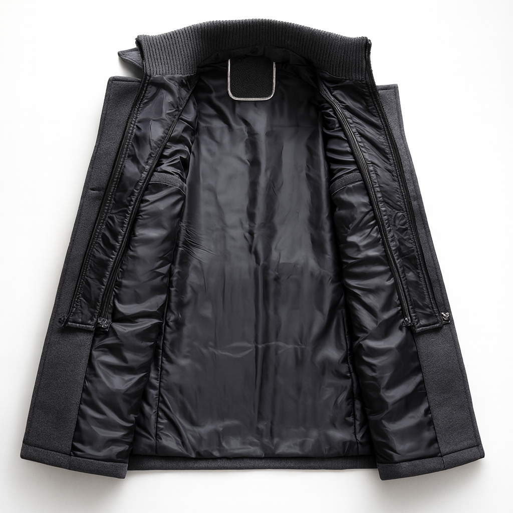 MANSSINO™ | Men's Double-Breasted Long Winter Coat