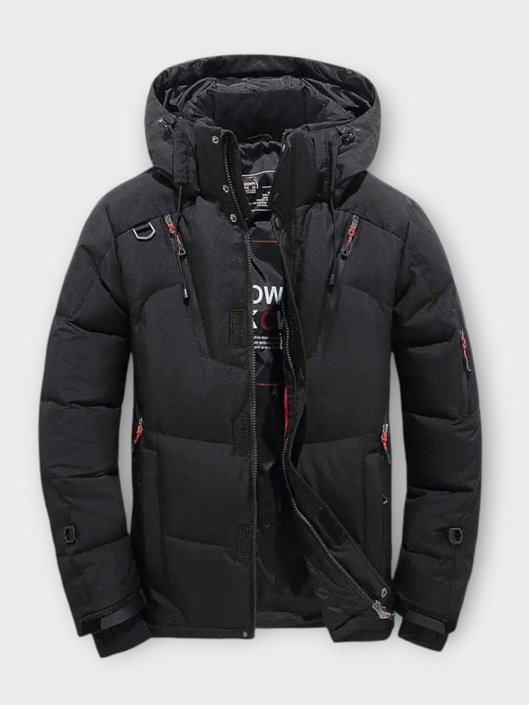 LAURENT MONACO | VESTE D'HIVER SOLIDE POUR HOMME