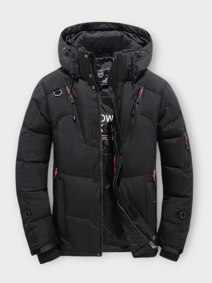 LAURENT MONACO | VESTE D'HIVER SOLIDE POUR HOMME