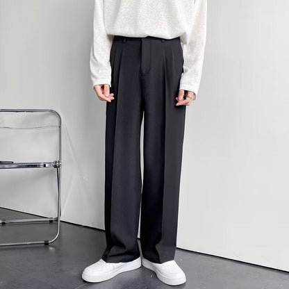 MONVIEL™ | Men's Wide-Leg Pleated Formal Trousers