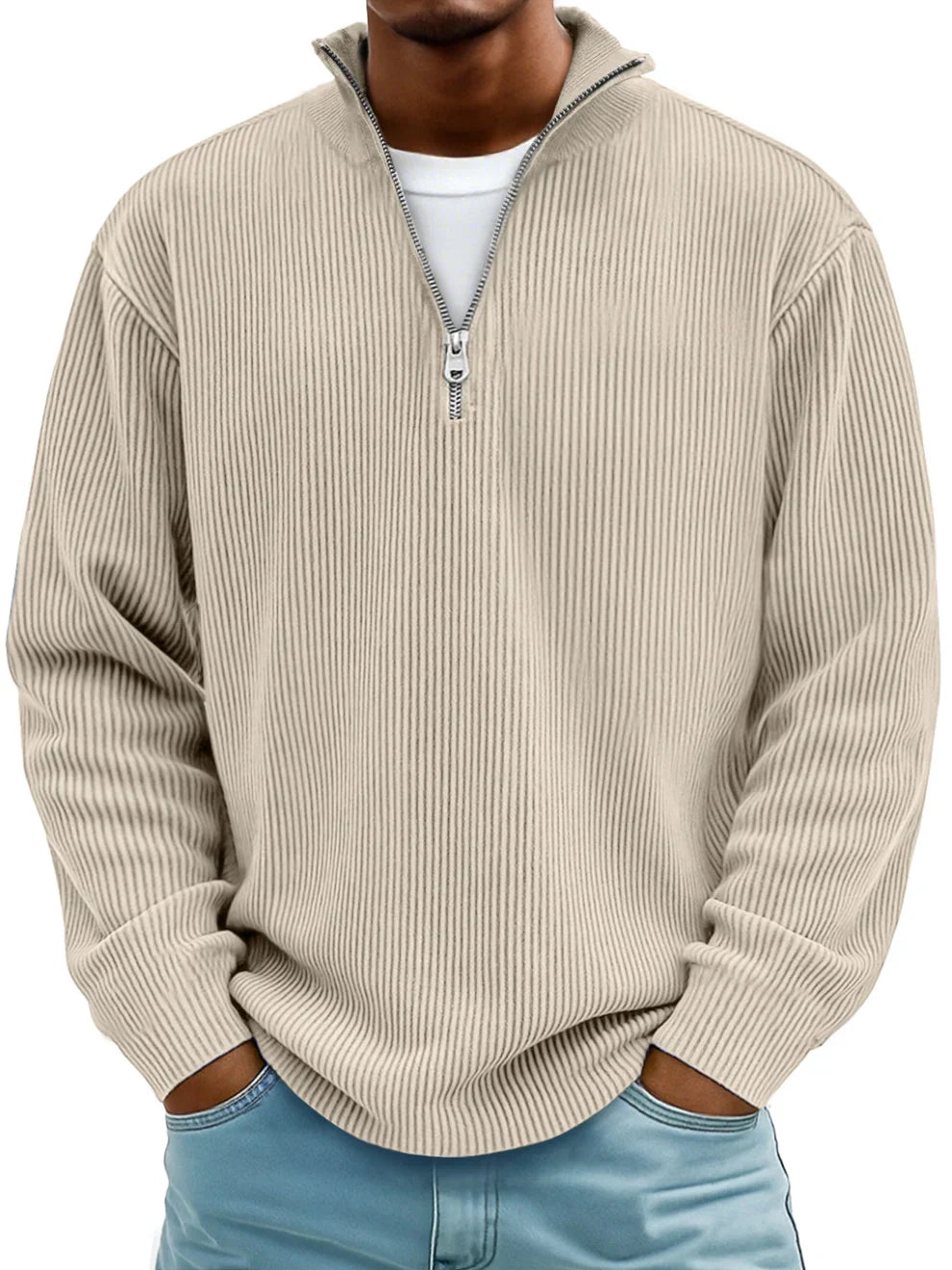 MONVIEL™ | Shape-Hold Half-Zip Knit