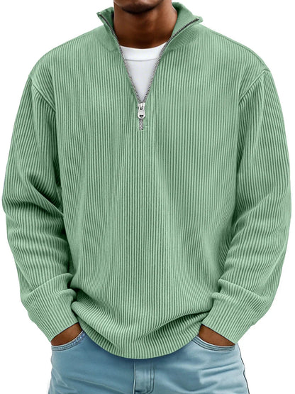 MONVIEL™ | Mid-Zip Warm Knit