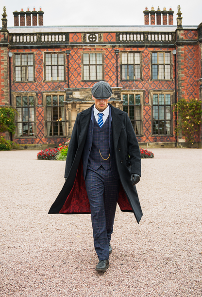 MONVIEL | Checkered Three-piece suit