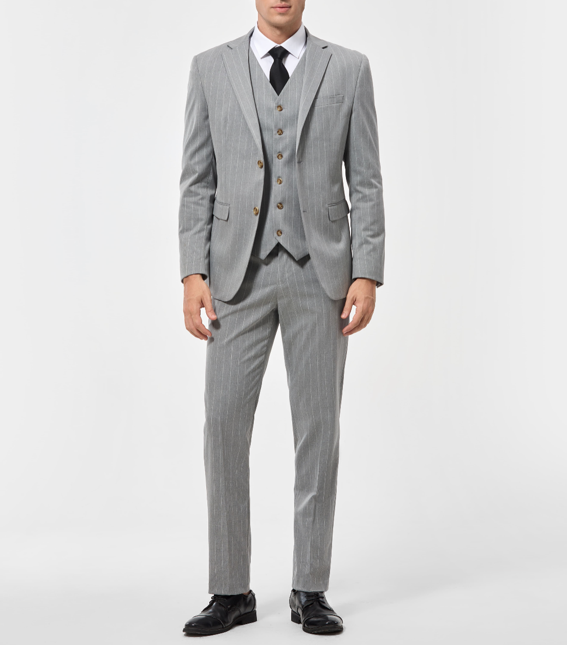 MONVIEL | Three-piece Single-button suit