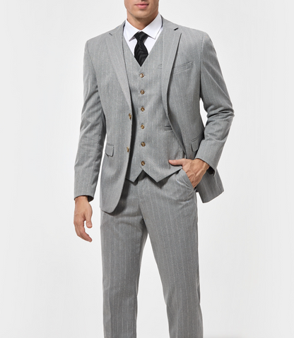MONVIEL | Three-piece Single-button suit
