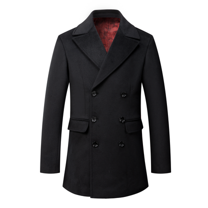 MONVIEL | Signature coat with red lining