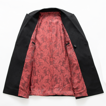 MONVIEL | Signature coat with red lining