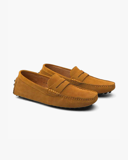 MONVIEL | Suede driver loafers