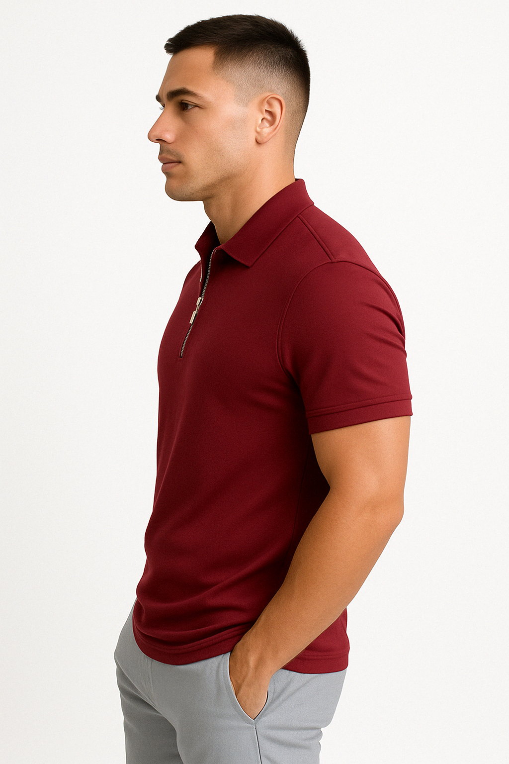 MONVIEL™ | Half-Zip Modern Polo