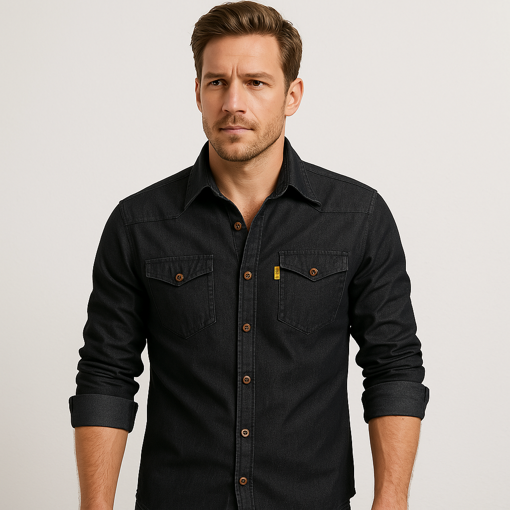 LAURENT MONACO | CHEMISE EN DENIM SLIM