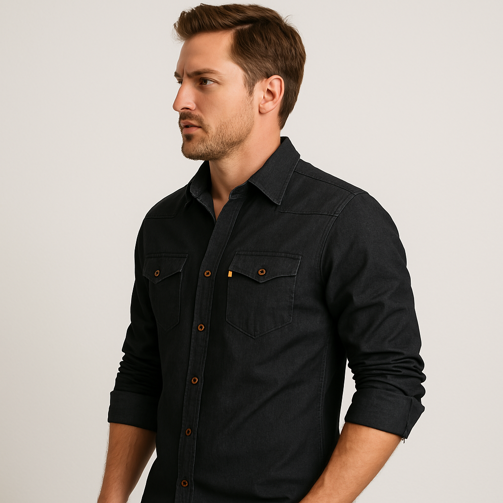LAURENT MONACO | CHEMISE EN DENIM SLIM