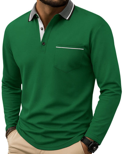 MONVIEL | Classic Long-Sleeve Polo