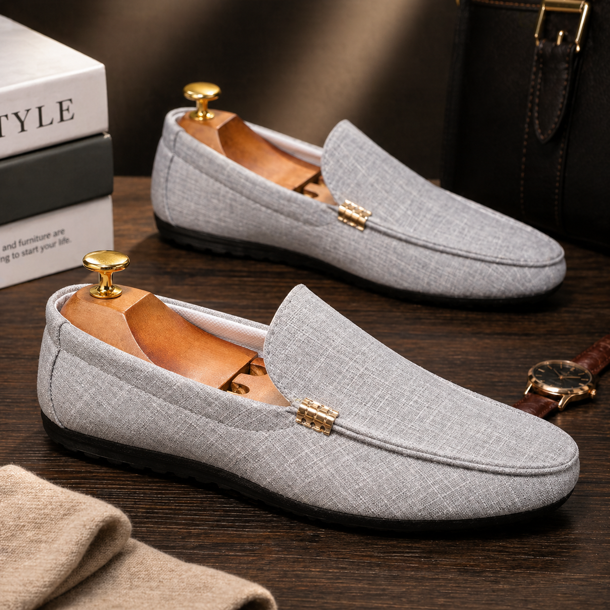 MANSSINO™ | Men's Canvas Slip-On Loafer