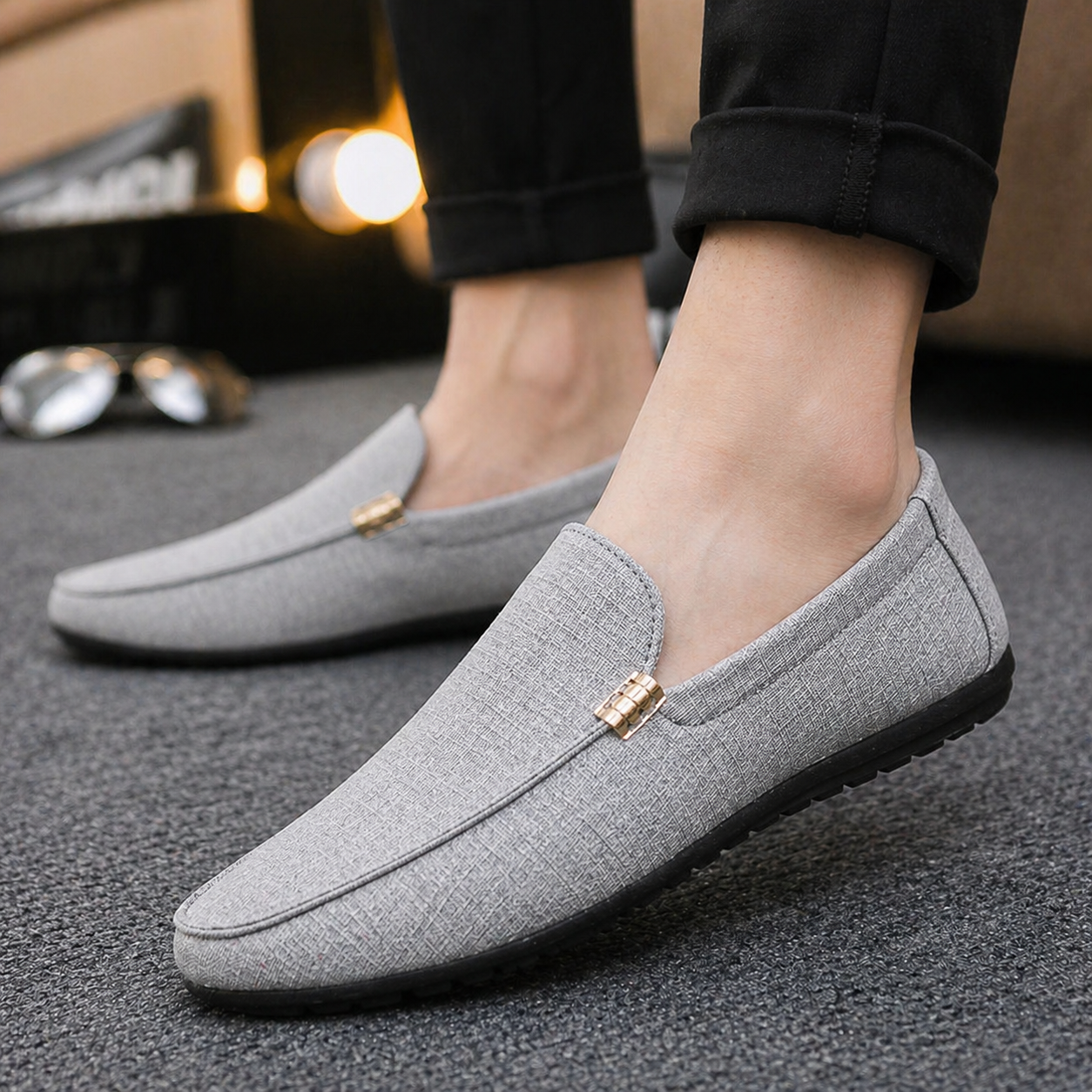 MANSSINO™ | Men's Canvas Slip-On Loafer