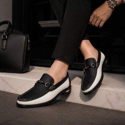 MANSSINO™ | Men's Perforated Leather Slip-On