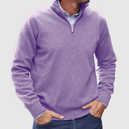 MANSSINO™ | Men's Slim Fit Quarter-Zip Pullover