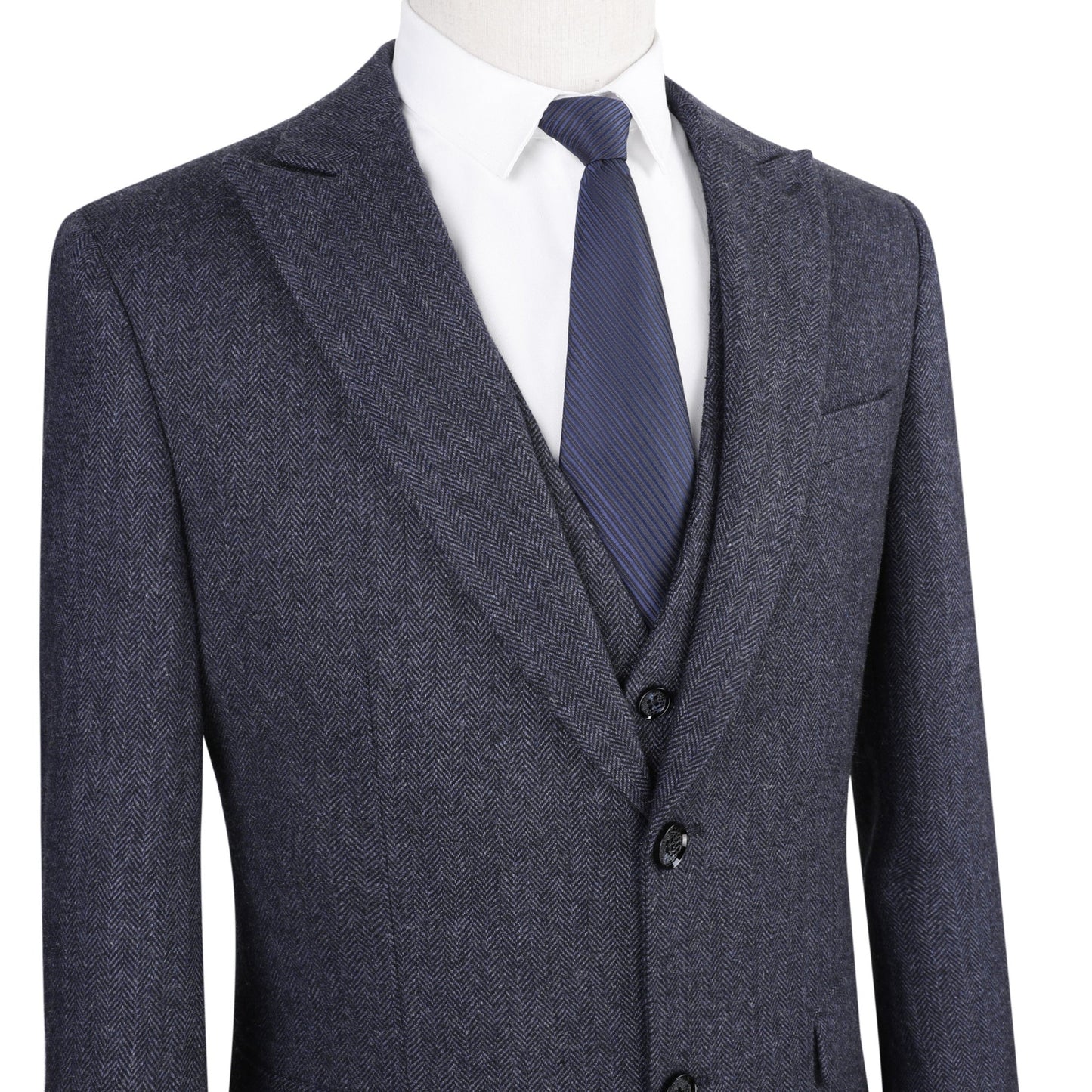 MONVIEL | Tweed three-piece suit
