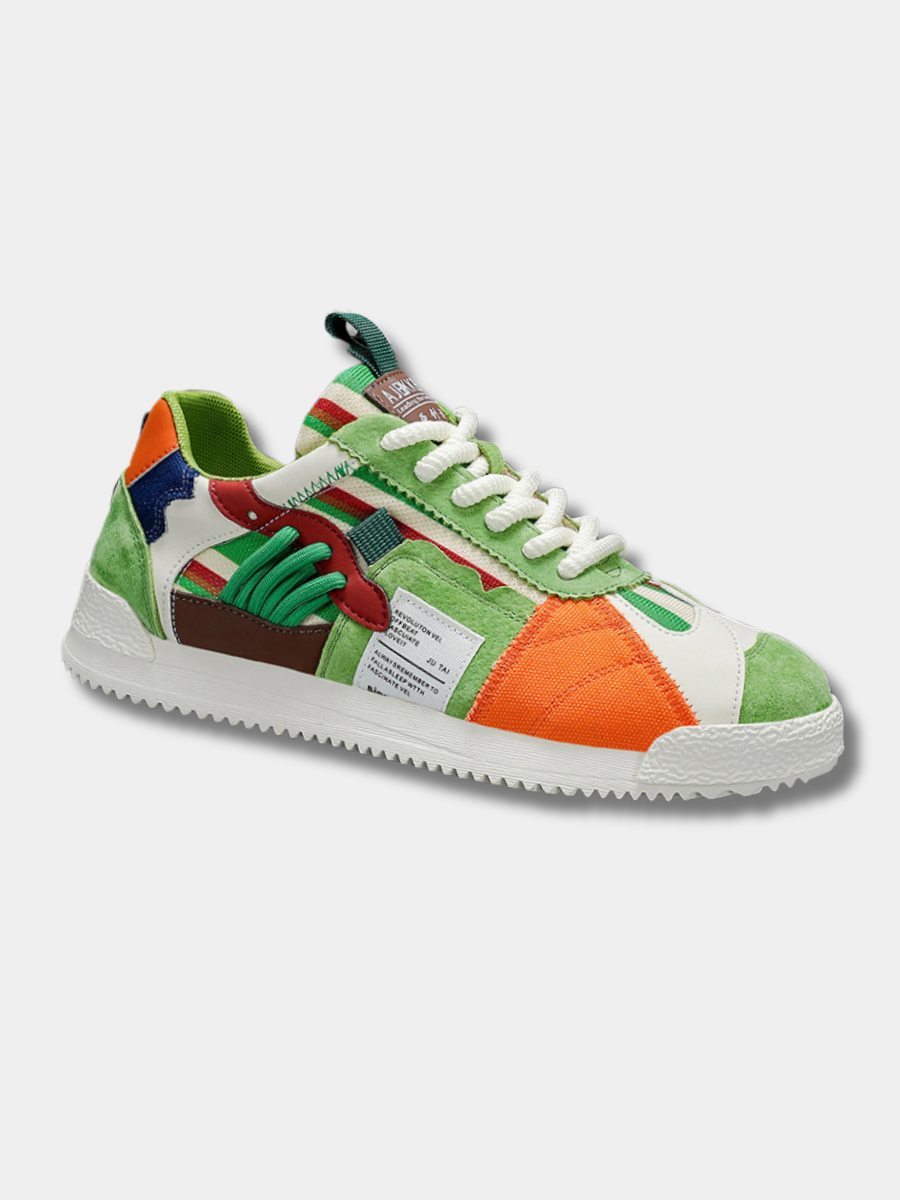 MONVIEL™ | Retro Color-Block Trainers