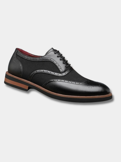 MANSSINO™ | Men's Leather Suede Wingtip Brogue