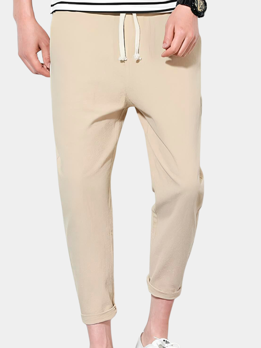 MANSSINO™ | Men's Cropped Cotton Drawstring Trousers