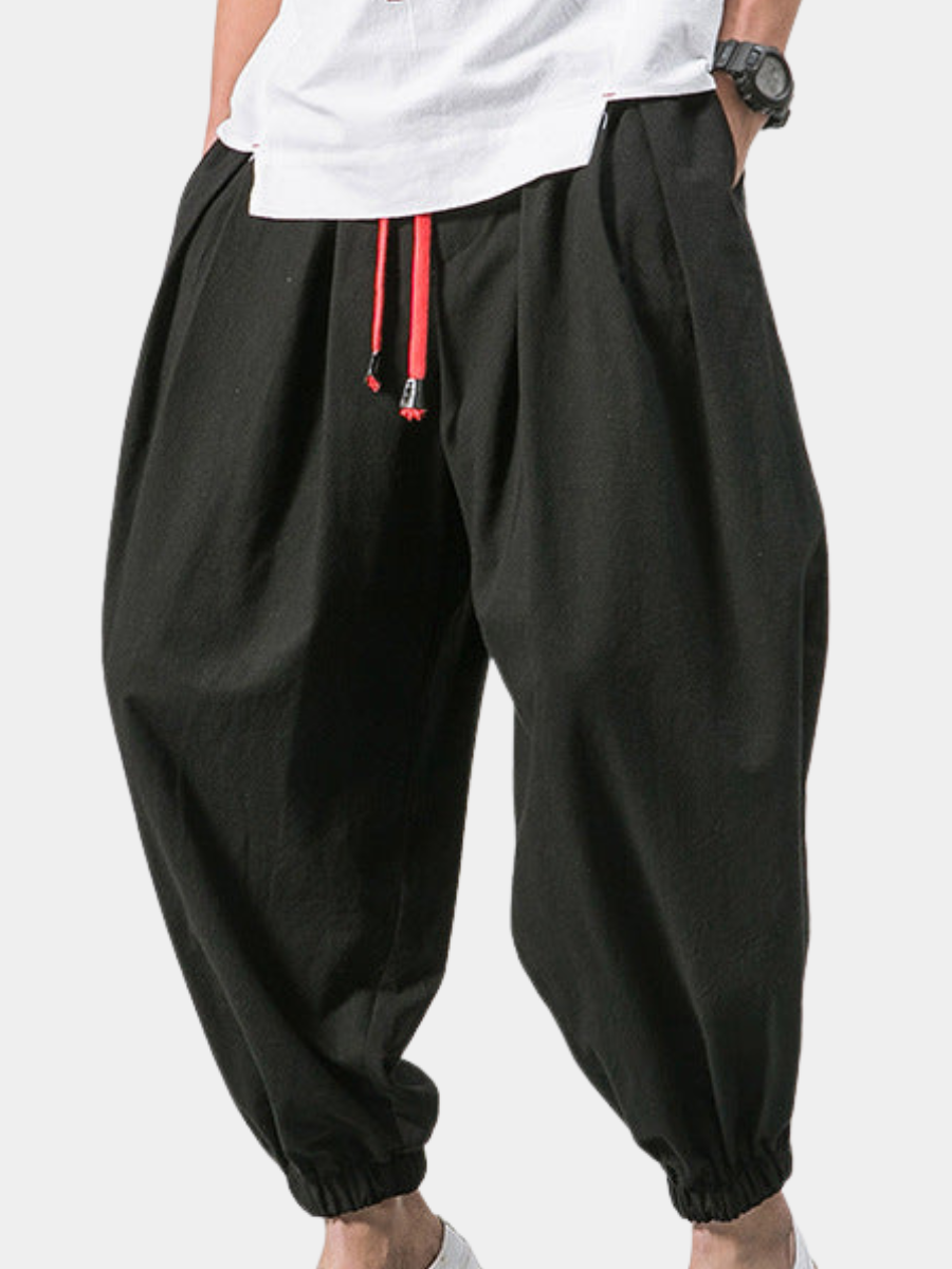 LAURENT MONACO | PANTALONS OVERSIZE EN COTON