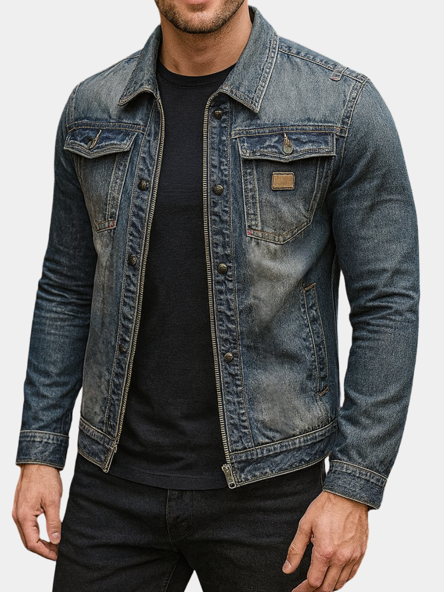 LAURENT MONACO | VESTE EN DENIM ÉLÉGANTE