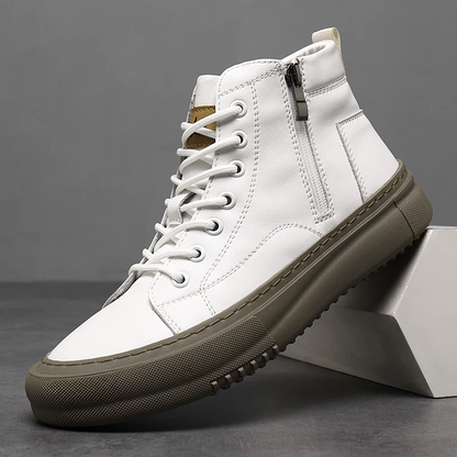 MANSSINO™ | Men's Mid-Top Lace Zip Winter Boot