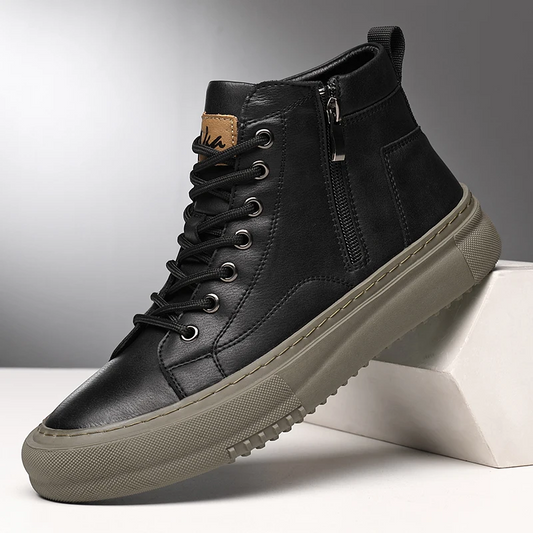 MANSSINO™ | Men's Mid-Top Lace Zip Winter Boot