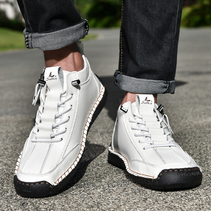MONVIEL™ | Nubuck Side-Zip Ankle Boots