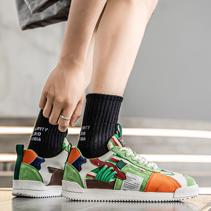 MONVIEL™ | Retro Color-Block Trainers