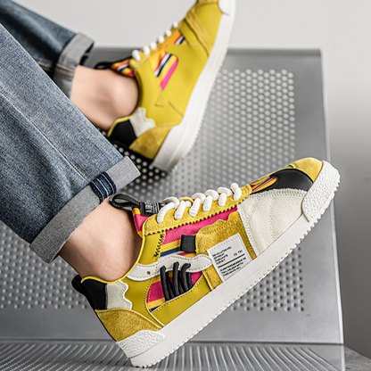 MONVIEL™ | Retro Color-Block Trainers