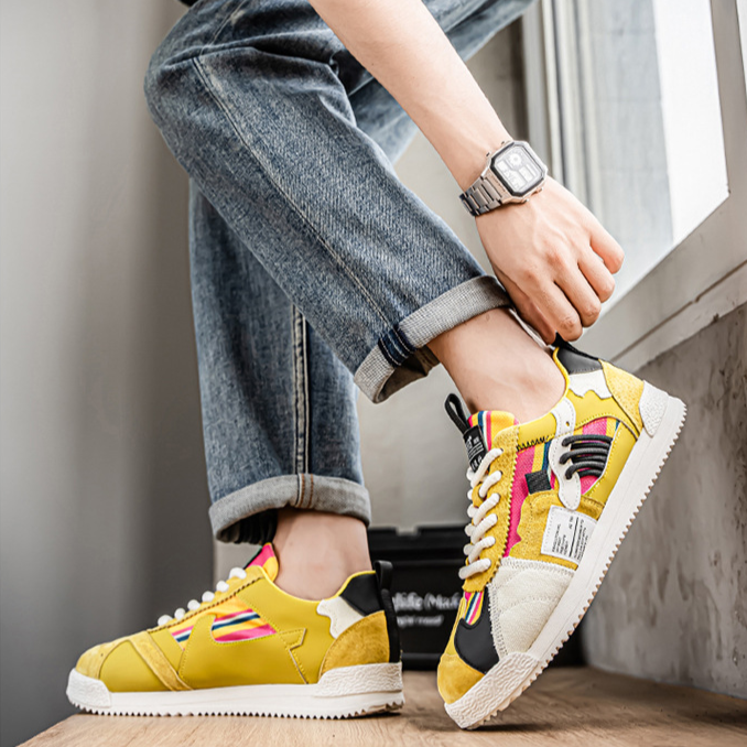 MONVIEL™ | Retro Color-Block Trainers
