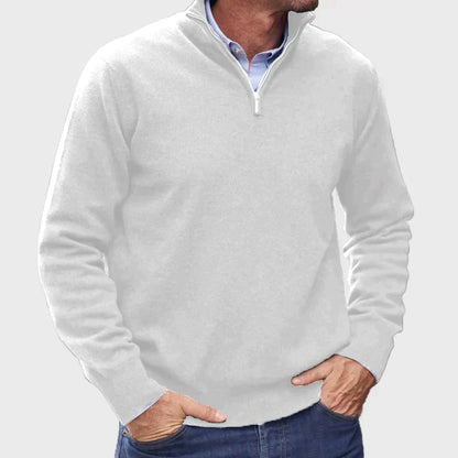 MANSSINO™ | Men's Slim Fit Quarter-Zip Pullover