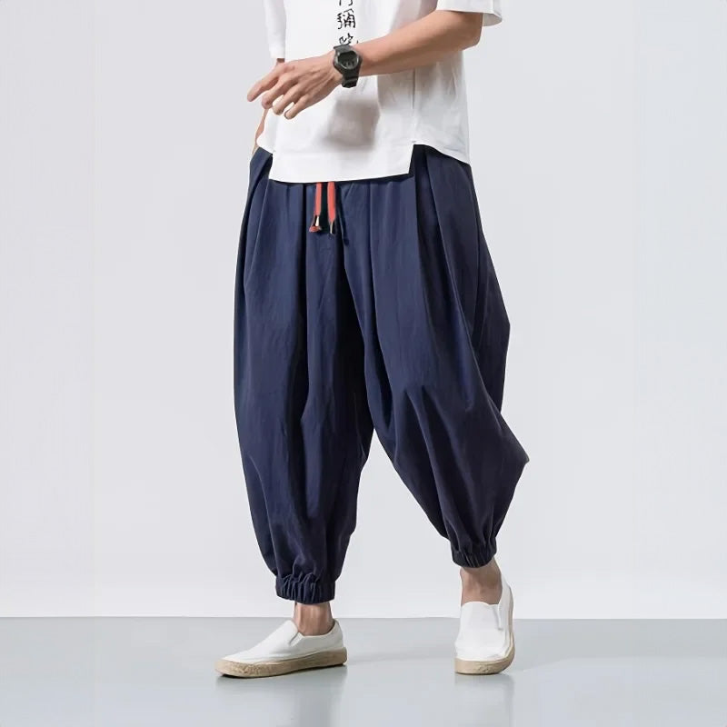 LAURENT MONACO | PANTALONS OVERSIZE EN COTON