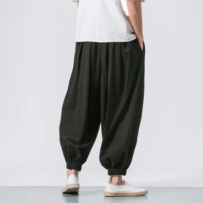 LAURENT MONACO | PANTALONS OVERSIZE EN COTON