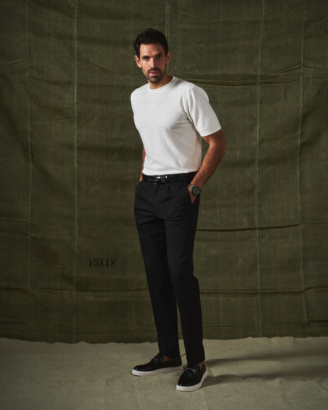 MANSSINO™ | Men's Embossed Buckle Loafer